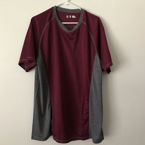 Alleson Athletics burgundy/gray shirt👕
